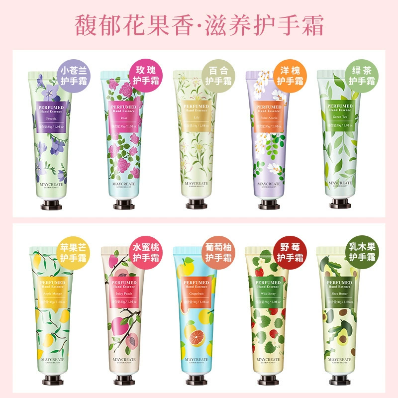 Бодибилдинг Chuangyan 10 упаковок фруктовых кремов для рук