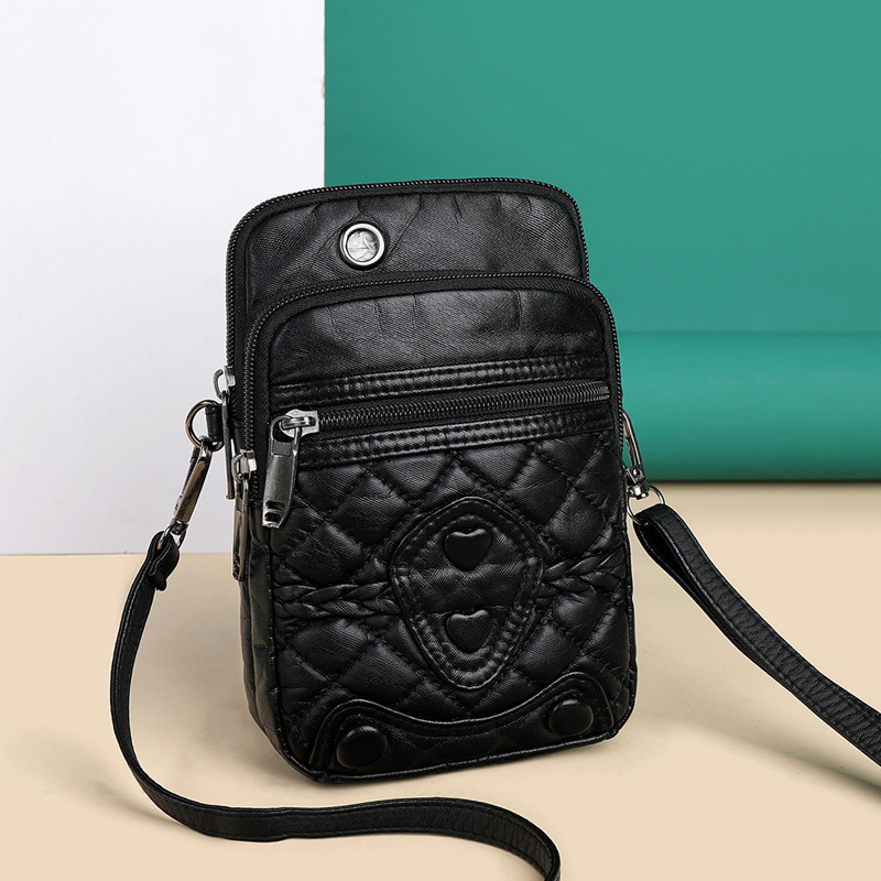 Fashionable and Versatile Mini Mobile Phone Bag, Trendy Retro Pu Soft Leather Simple Crossbody Bag, Women's Casual Lightweight Shoulder Bag Fashionable and Versatile Mini Mobile Phone Bag, Trendy Retro Pu Soft Leather Simple Crossbody Bag, Women's Casual Lightweight Shoulder Bag