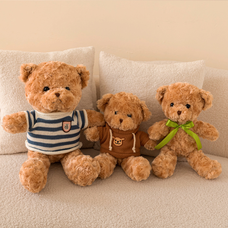 Wholesale plush toy teddy bear doll sweater bear doll birthday gift plush doll wholesale stall Wholesale plush toy teddy bear doll sweater bear doll birthday gift plush doll wholesale stall