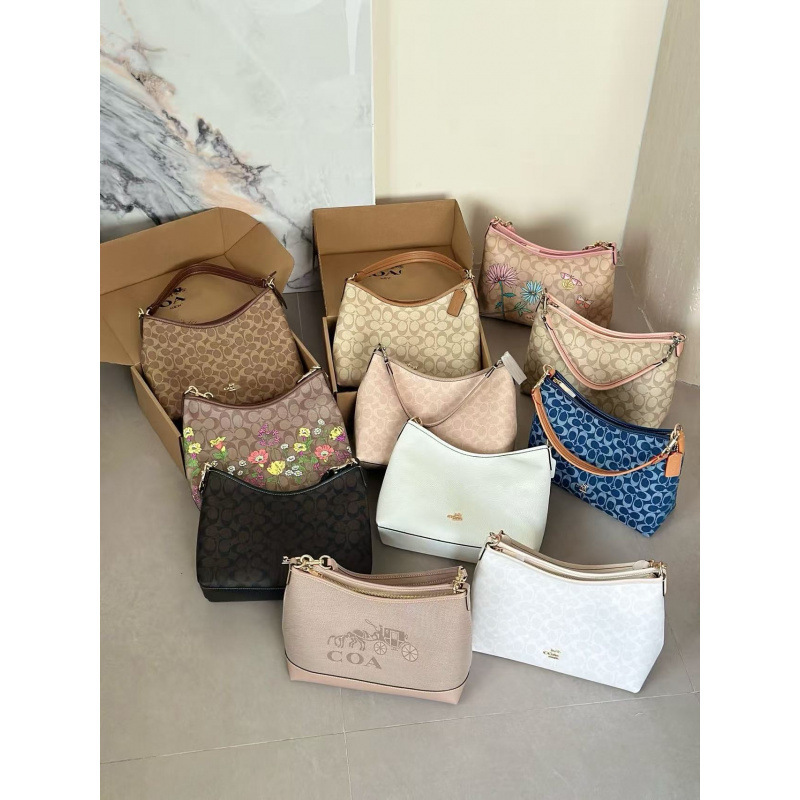 Coach C's New Women's Bag Laurel Wandering Bag Classic Presbyopic Armpit Bag Single Shoulder Crossbody Handheld Tote Bag