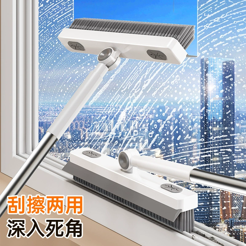 Щетка для пола Щетка для ванной комнаты с длинной ручкой щель для твердых волос Щетка для мытья пола