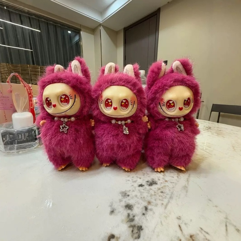 レッドローズラブブ変身ベビーぬいぐるみzimomoエンジェルドールマカロンブラインドボックスdiyトレンディなおもちゃぶら下げ|undefined