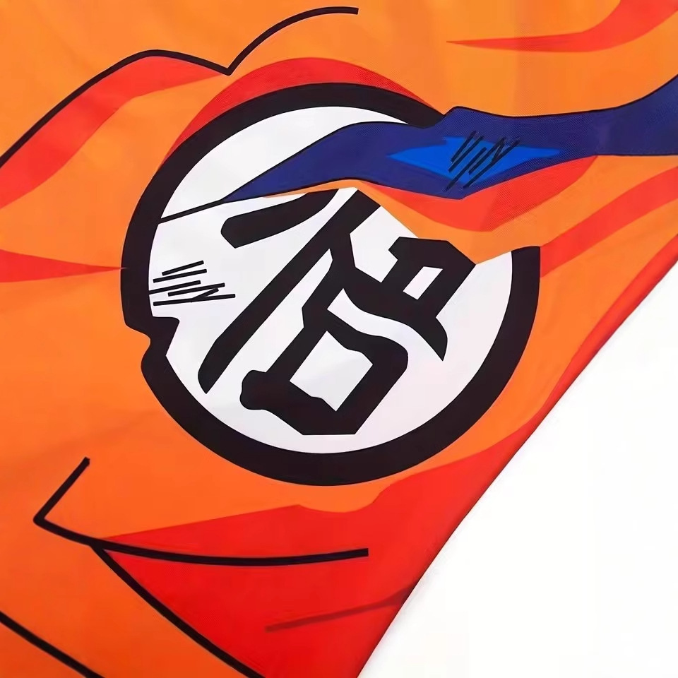 Dragon Ball Wukong 3D impreso personalidad de la calle de los hombres suelta transpirable hombro de manga corta cuello redondo camiseta en stock