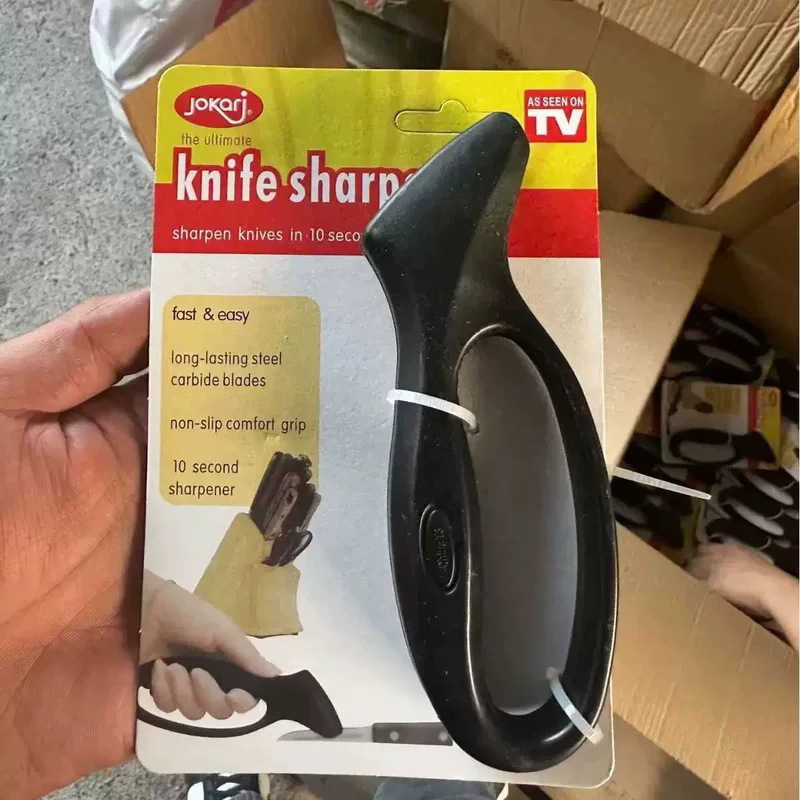 Cross-border new single-head handle knife sharpener artifact kitchen supplies quick sharpening knife sharpener small tool sharpener