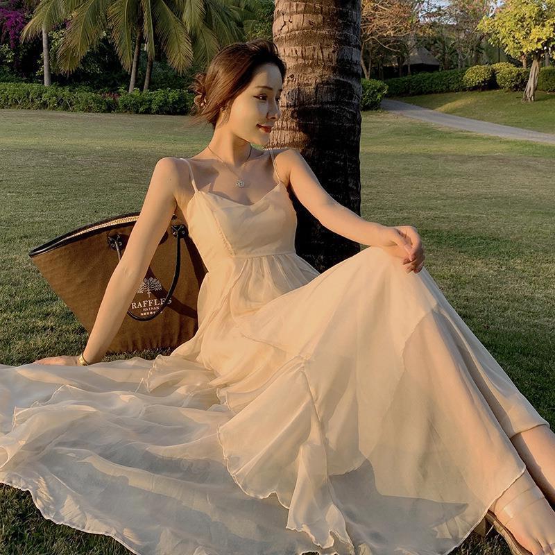 Shiffon summer dress
