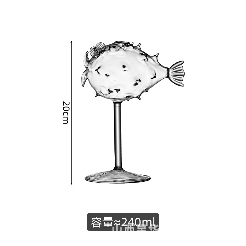 Copa de cóctel borosilicato Navidad sola caja ELK taza alta color valor bar red vino creativo