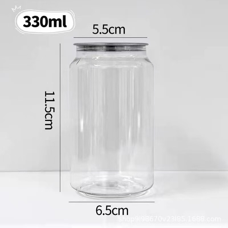 Pet 500mlネットレッド使い捨て透明プラスチック缶ジュースミルクティーボトル現物アイデアは封印できる|undefined
