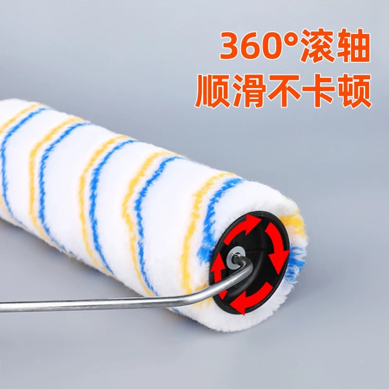 Núcleo de rodillo de pintura de látex cabeza de rodillo de pintura de rodillo de núcleo de rodillo de 8 pulgadas 9 pulgadas 10 pulgadas 12 pulgadas fábrica de cabello recto