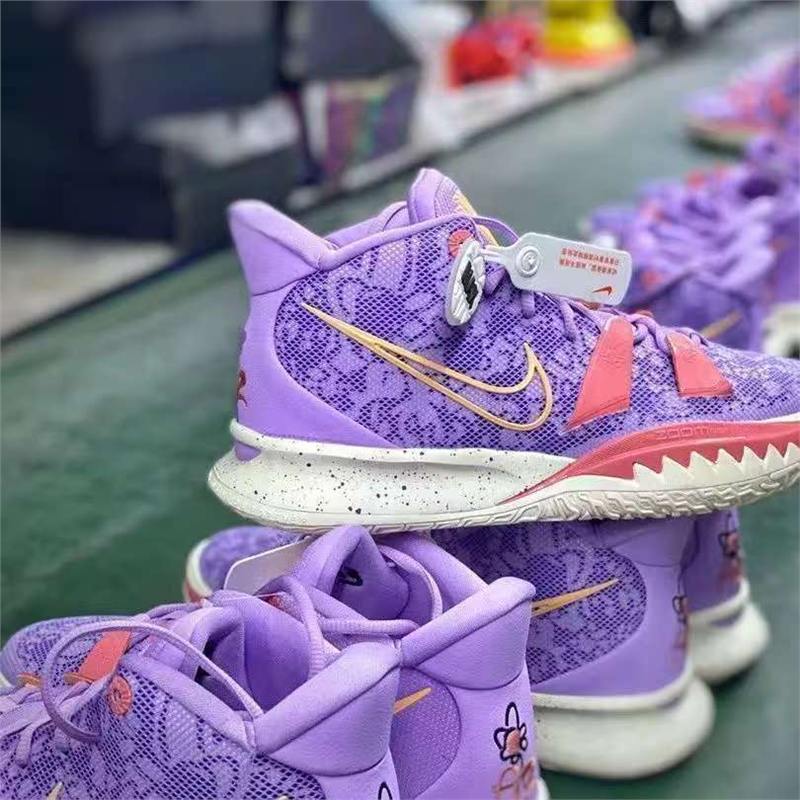 Kyrie 7 Doom Edition Putian Pure Original High Version Basketball Shoes White Black Gold Lavender Practical Zoom Air Cushion Sports Shoes