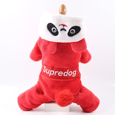 Cuatro patas de franela perro mascota gato ropa suministros caliente colorido rayas puntos fábrica al por mayor