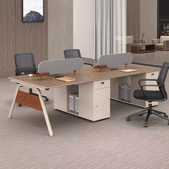 スタッフオフィスデスクスタッフコンピュータデスクシンプルモダン仕切り屏風作業席2/4/6/人席