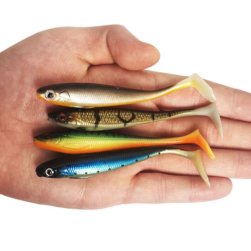 Luya soft bait 7cm10cm duck web T-tail bait PVC bionic cocked mouth bass bait seawater freshwater Luya bait