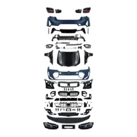 Подходит для BMW 3 серии, старые и новые модели F30F35 и G20G28LCI, комплект облицовки переднего и заднего бампера с фарами для поздних моделей MT.