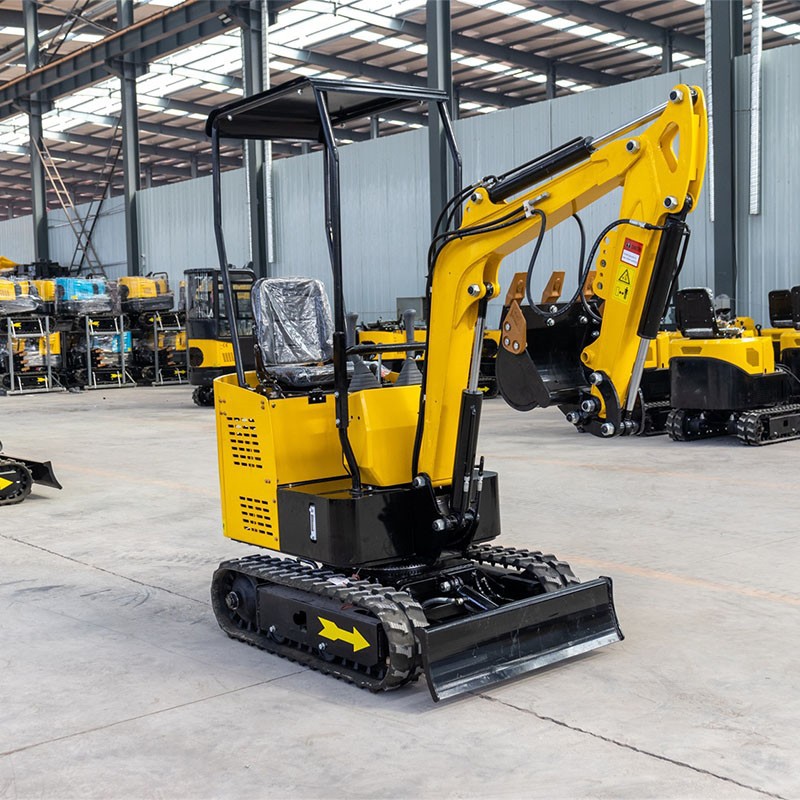 Exportación de Brasil 1.2 toneladas 1.8 toneladas mini excavadora agrícola pluma medición pendular excavadora multifuncional de construcción doméstica