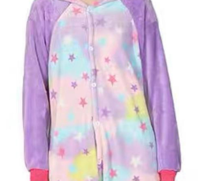 Pijamas transfronterizos al por mayor de fábrica Labubu pijamas femeninos de una sola pieza de dibujos animados pijamas de animales de franela Capibala