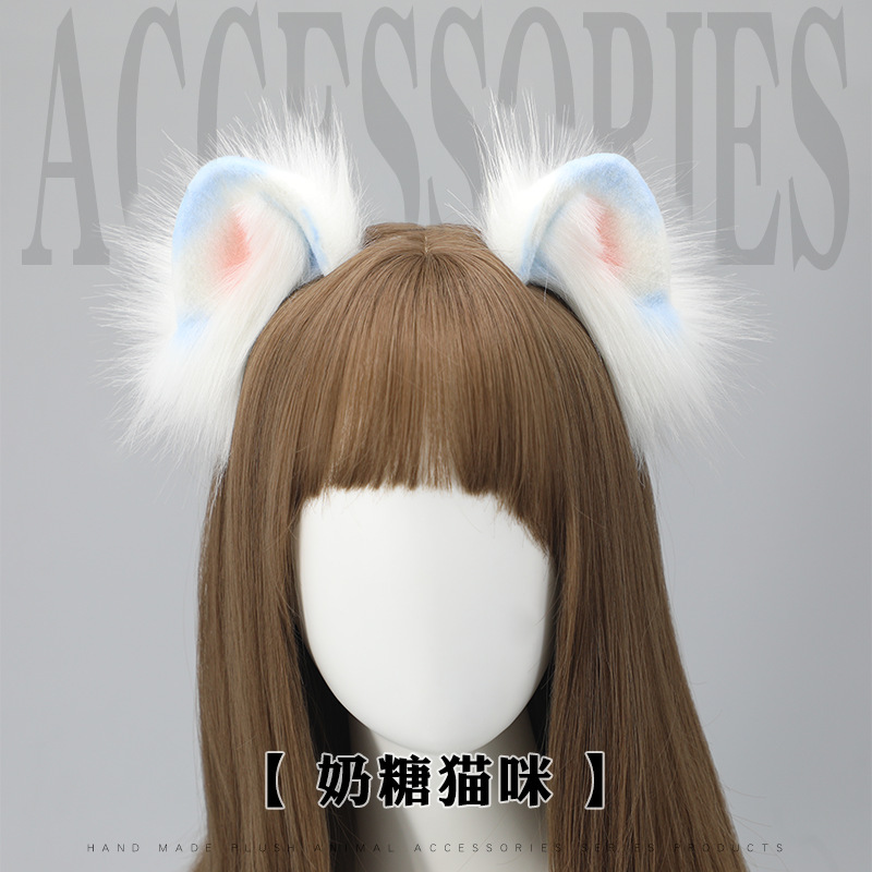 子猫の髪飾り猫の耳の頭飾りlolita少女猫の耳のカチューシャ展cosシミュレーション獣の耳のカチューシャ|undefined