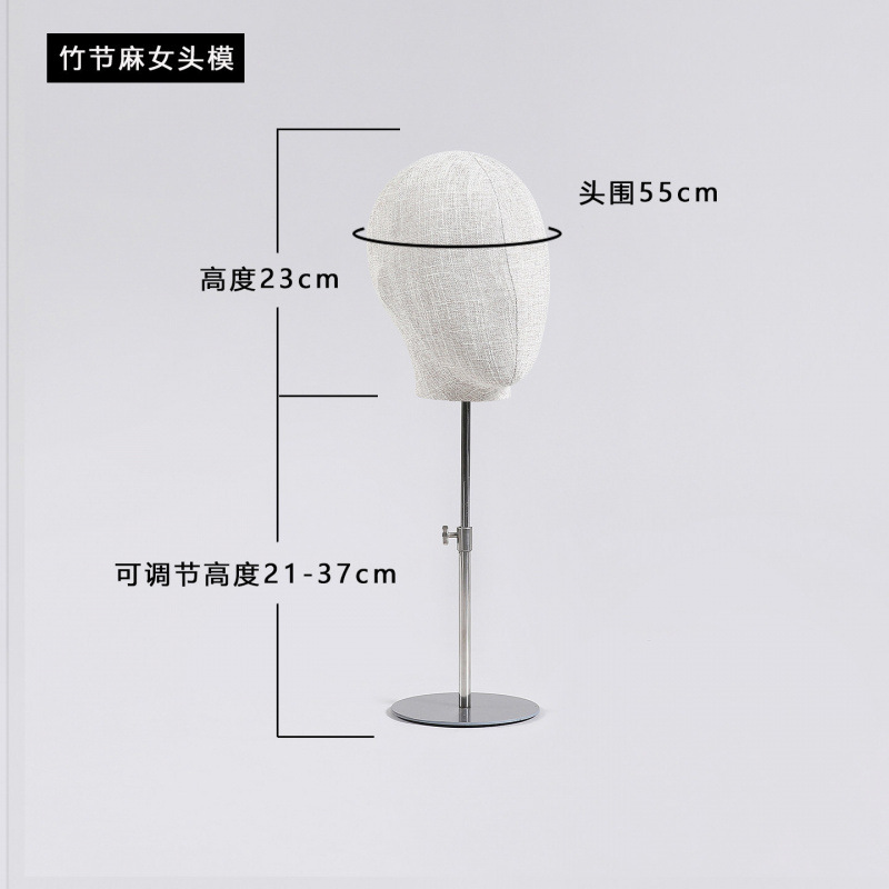 Sombreros de bambú, muñecas de cabeza, accesorios, tiendas de ropa, pelucas para hombres y mujeres, joyas de cabeza, muñecas de cabeza, estantes de exhibición, estantes de ventanas image 11