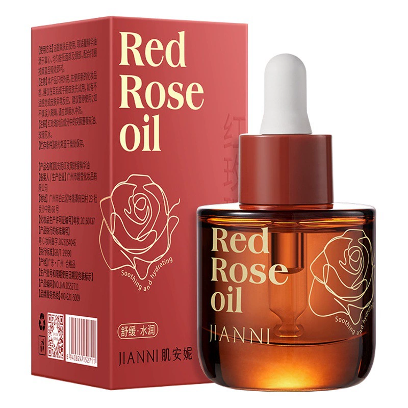 Muscle Annie Red Rose Успокаивающее эфирное масло Увлажняющая увлажняющая эссенция эфирного масла Жидкость Чувствительный уход за кожей мышц натуральные товары оптом