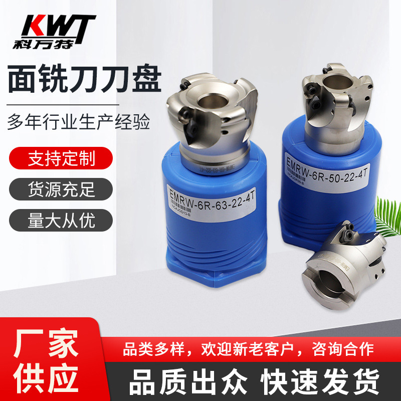 现货批发数控高耐磨钢制铣成型刀盘 EMRW-6R50-22-4T面铣刀刀盘