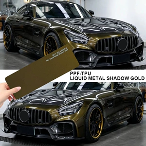 Axxpel Maye Metal Kölgə Qızıl TPU Avtomobil Boya Rəng Dəyişən Qoruyucu Film PPF