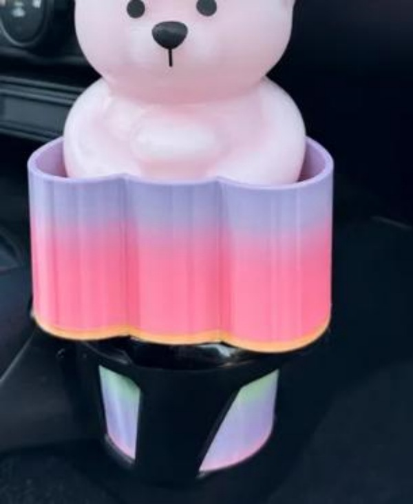 New cross-border wave cloud bear cup holder for car, cartoon star cup universal car water cup holder Amazon