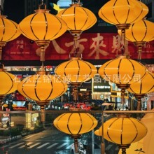 灯笼商场景区户外防水仿古街道古风网红灯笼渐变布艺喜庆装饰灯