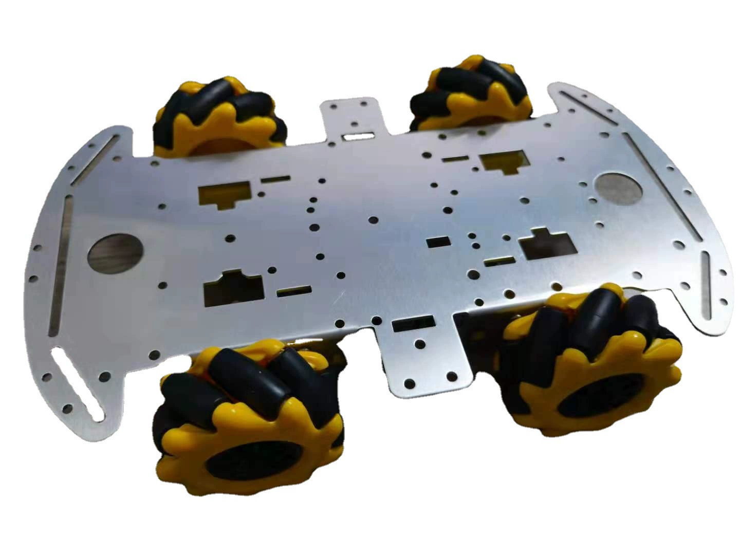 Шасси автомобиля из алюминиевого сплава DIY ультразвуковой Интеллектуальный автомобиль для предотвращения препятствий 4WD полноприводное шасси