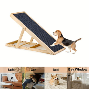 2025 New Cross-Border Dropshipping Adjustable Cat and Dog Ramp Upgraded Version Folding Portable Cross-Border