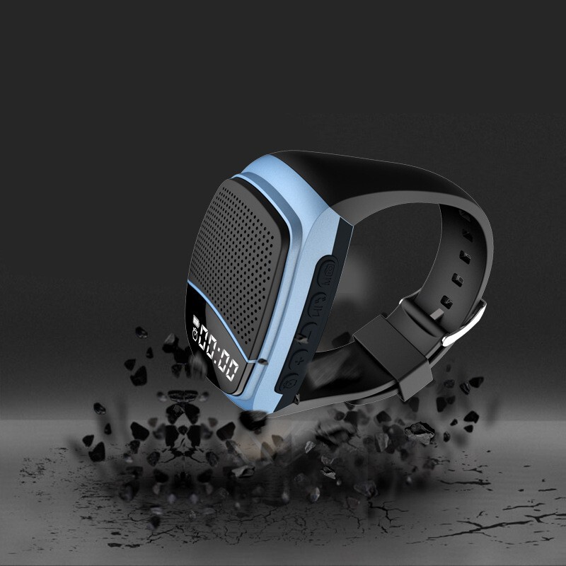 腕時計 Bluetooth スピーカー アウトドア スポーツ ランニング ポータブル カード オーディオ 手首防水ブレスレット サブウーファー 音楽|undefined
