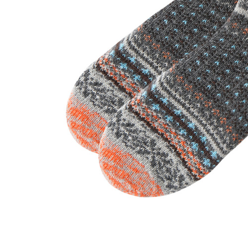 Amazon Cross-border Trade Men Mid-calf Socks Ethnic Style Thick Warm Rabbit Wool Socks Wish AliExpress