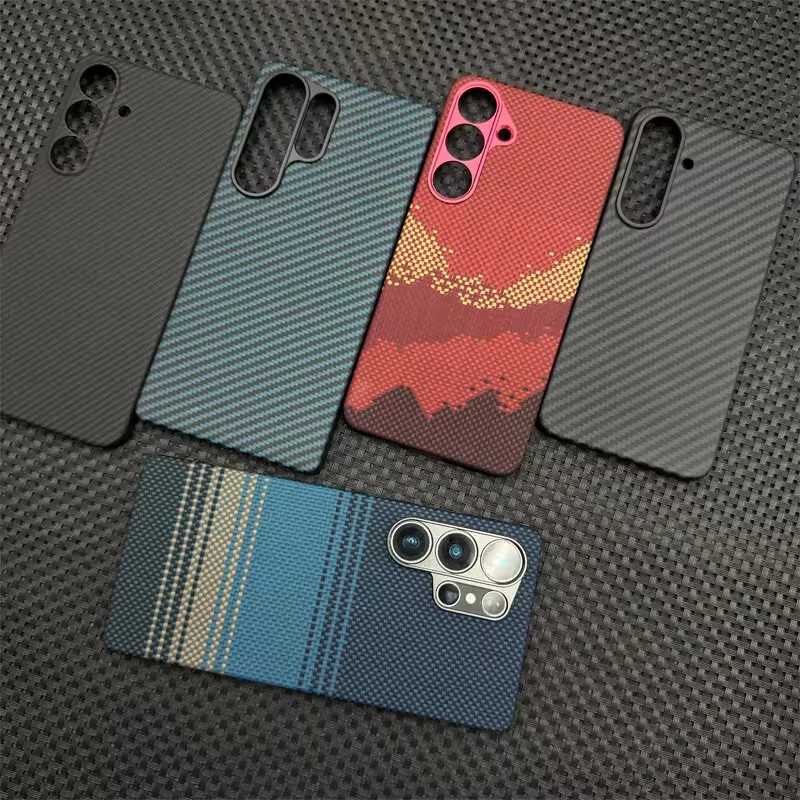 For Samsung s25 series Flathandle case S25u aramid fiber classic protective cover