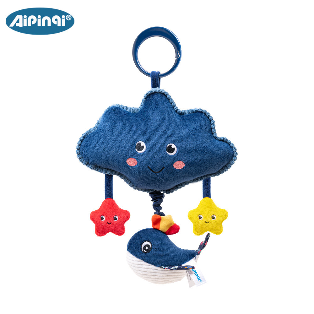 Aipinqi Baby Bell Juguetes de viento marino animal coche colgar entrenamiento de agarre 0 - 3 años de edad juguetes de educación temprana