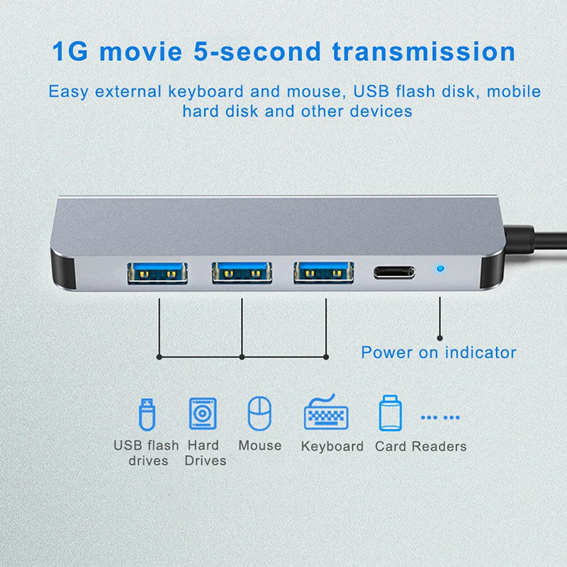 現物クロスボーダーusb cハブエクステンダー5-1macbook携帯電話type c拡張ドックハブpd付き|undefined