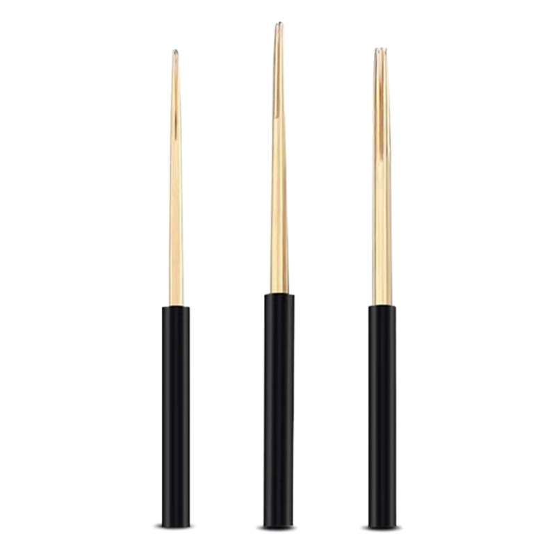 Tattoo Embroidery Needle Piece Golden Fogging Pen Magic Needle Round Three Round Five Closing Handmade Fog Eyebrow Needle Small Gold Needle Semi-Permanent Fog Needle