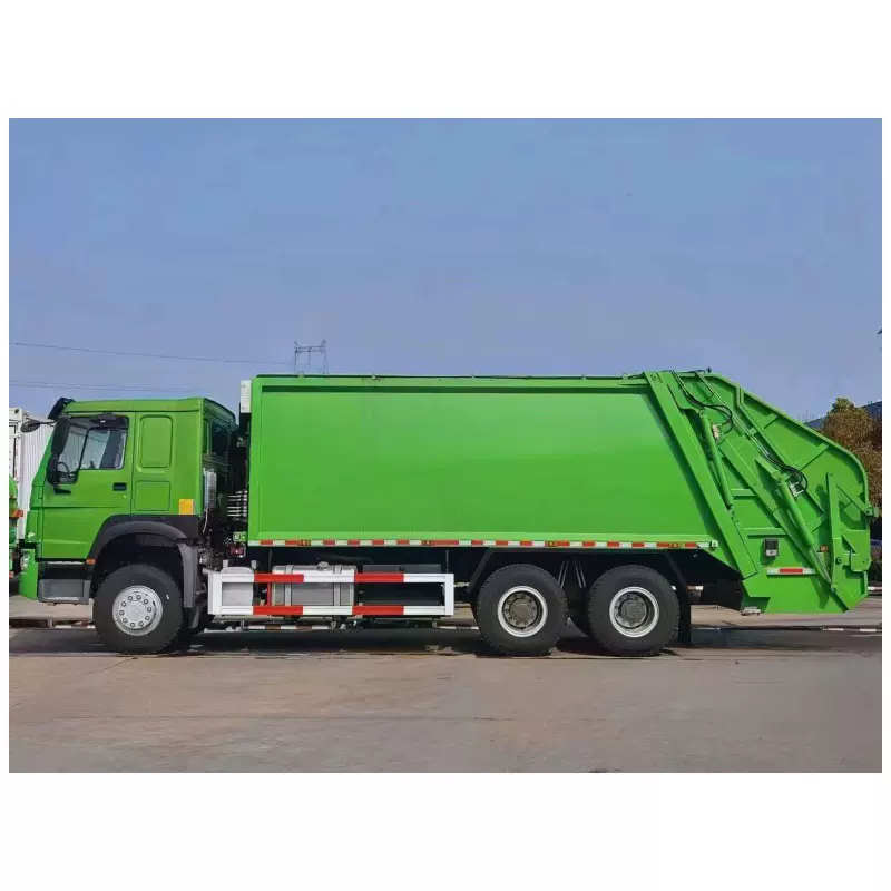 HOWO 后双桥压缩垃圾车 22方小区物业乡镇街道生活垃圾清运车