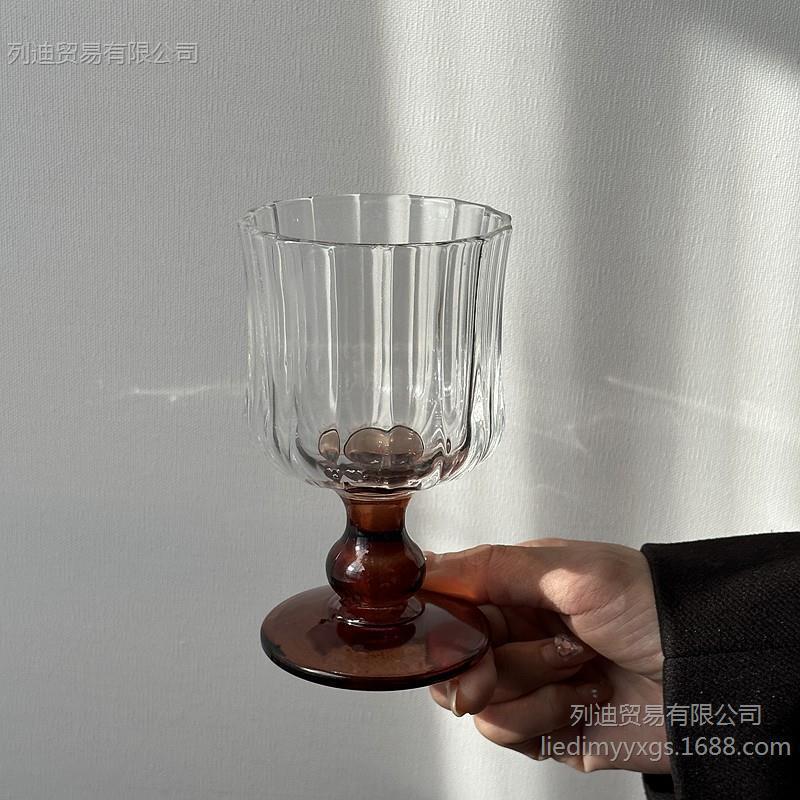 틈새 분위기 중세 와인 잔 잔 샴페인 유리 와인 잔
