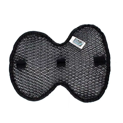 Wholesale motorcycle helmet pad cushion insulation lining summer electric car supplies 3D heat-proof breathable protection pad accessories (Motosiklet dəbilqələri) - helmet-thermal-insulation-mesh-pad-black