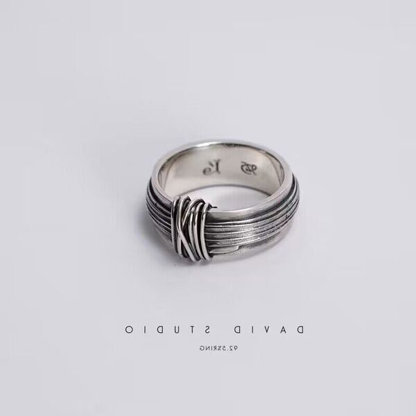 Brand retro matte fashionable ring handmade