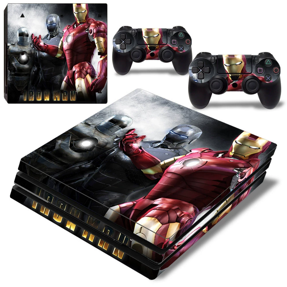 Консоль игр полнотелый корпус, наклейка, Marvel, не оставляет клей