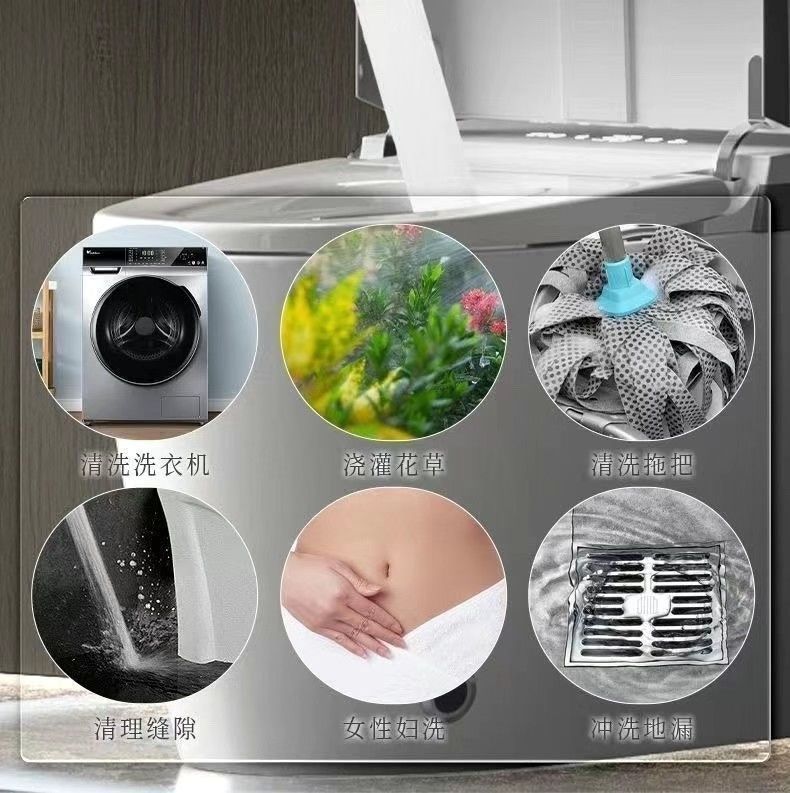 Toilet companion with one-in-two-out spray, household flushing device, toilet high-pressure Angle valve faucet, bathroom factory supply undefined