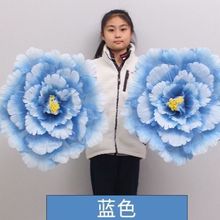 舞蹈道具牡丹花啦啦队手花学生运动会手拿花广场舞表演节庆仿真花