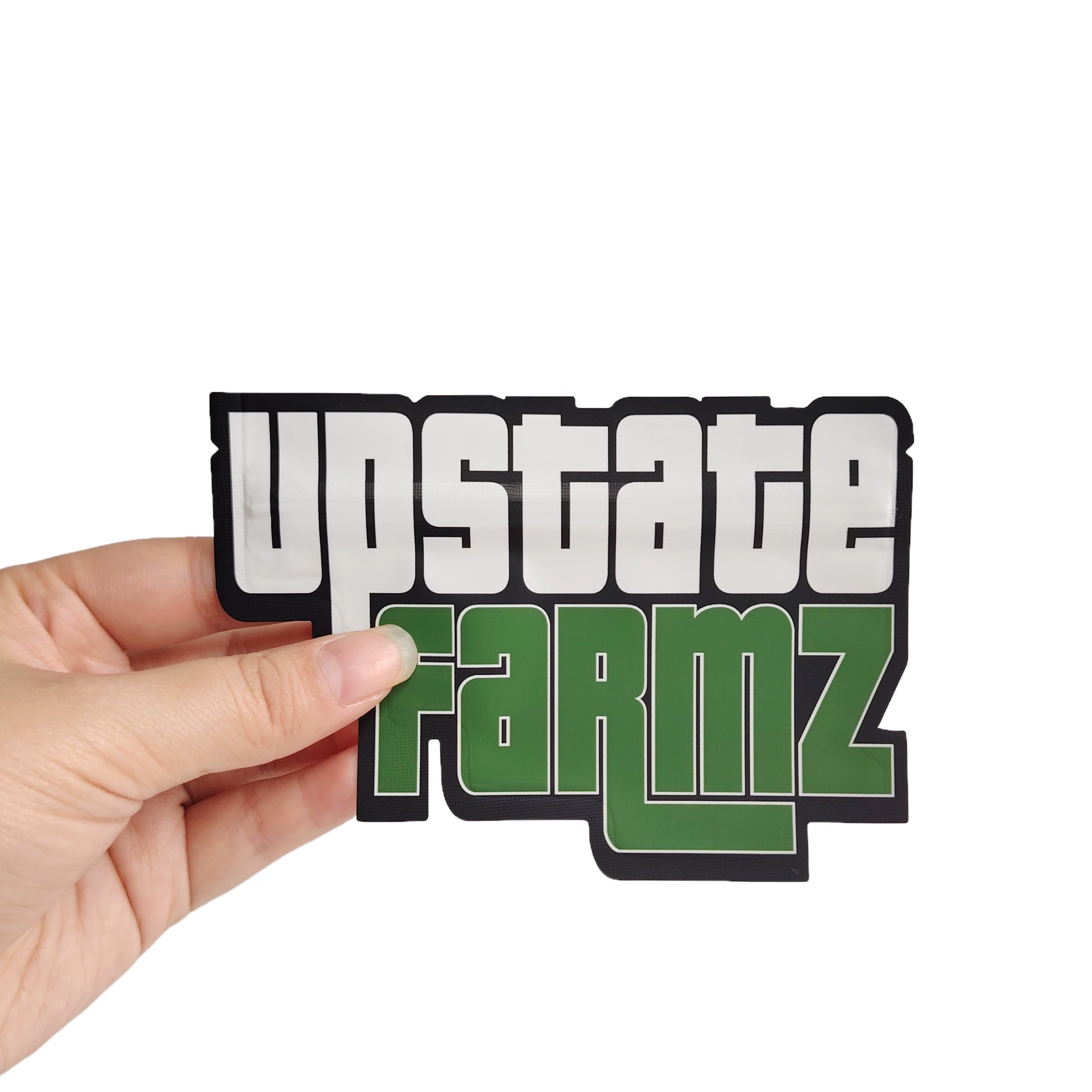 Фабрика льготная цена на заказ печатная тактильная пленка брелок специальная форма табачная упаковка сумка композитный мешок с молнией