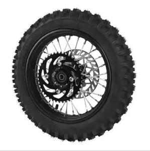 Motosiklet 80/100-12 təkər şini 90/100-14 təkər dişli və əyləc diski ilə