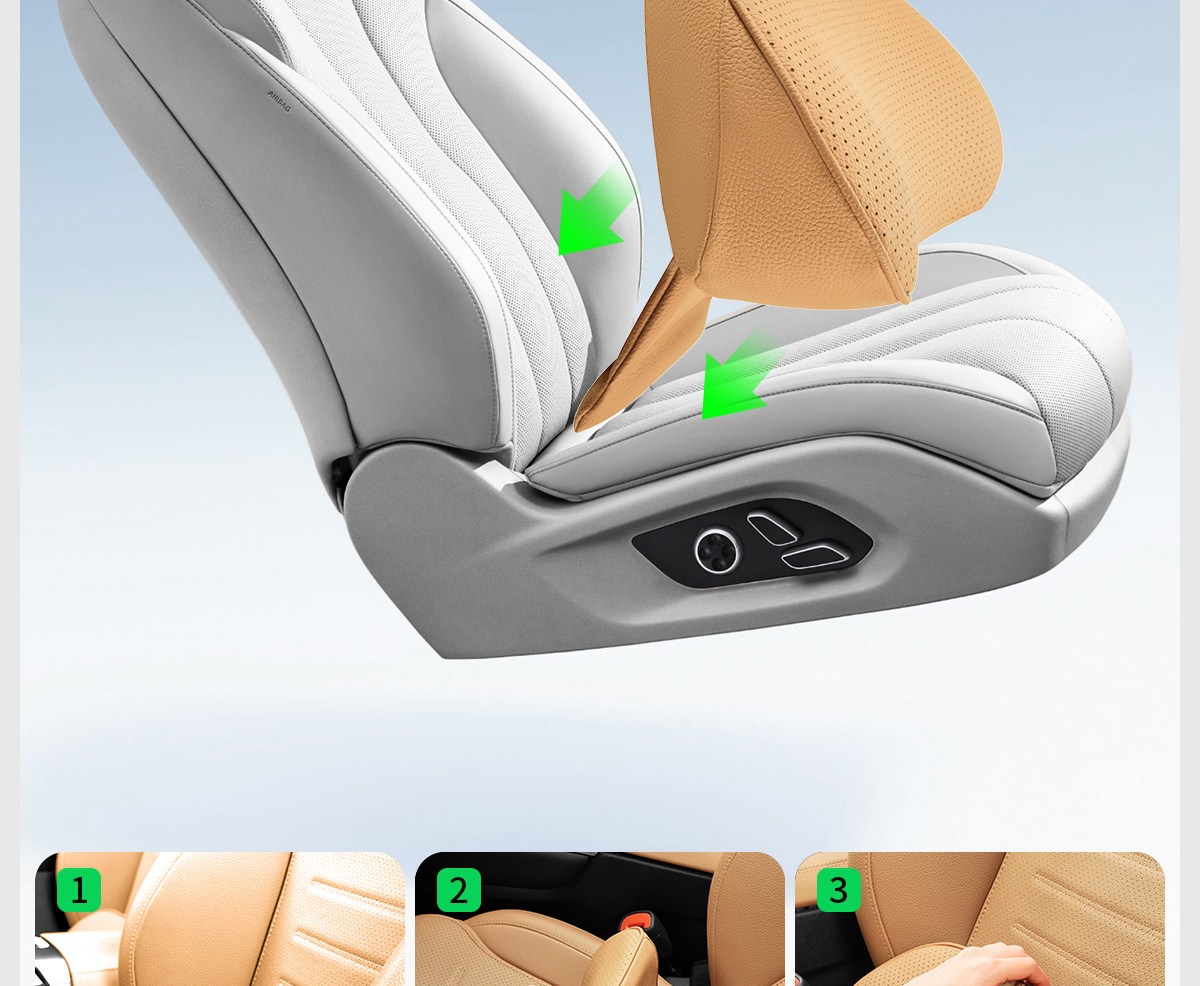 Tengshi N9/D9 car lumbar support cushion, driver's seat lumbar support pad, interior accessories