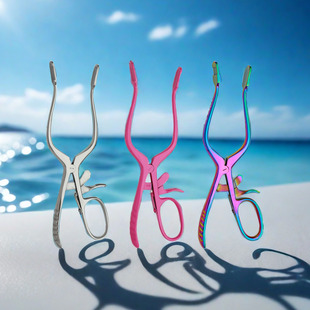 Luya pliers black fish giant opener Luya take Thunder frog expanding mouth take frog pick hook adjustable support mouth open fish control device
