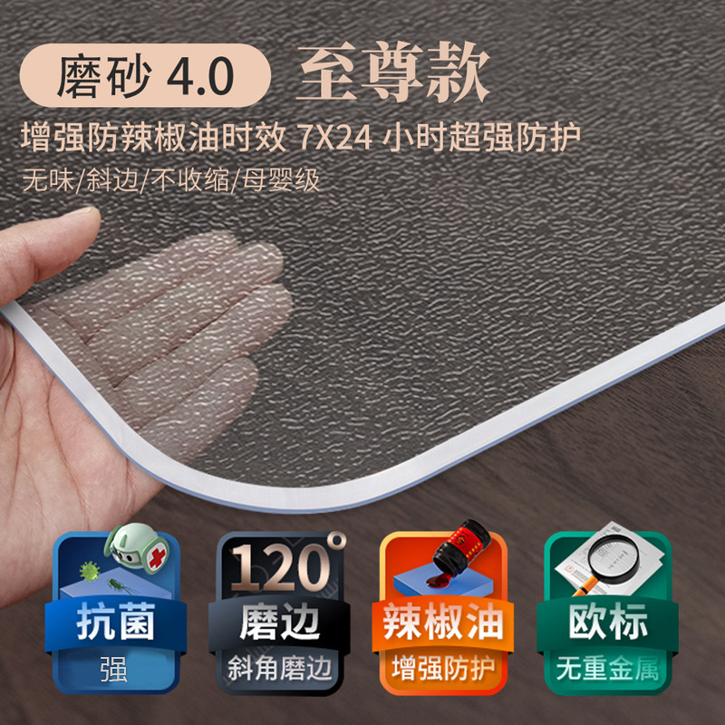 Enhanced 960h anti-chili oil [extreme style] rounded corners bevel cut matte 4.0