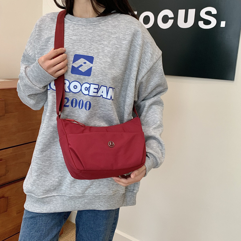 2025 New Model Women's Oxford Cloth Crossbody Bag, Men's Shoulder Bag, Korean Style Trendy Casual Small Chest Bag, Crossbody Bag