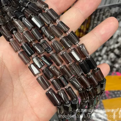 Zərgərlik ara hissələri — tube beads loose beads diy - 31ice-stone-8x11mm-pillar-beads-approx-15-beads-per-strand-short-style