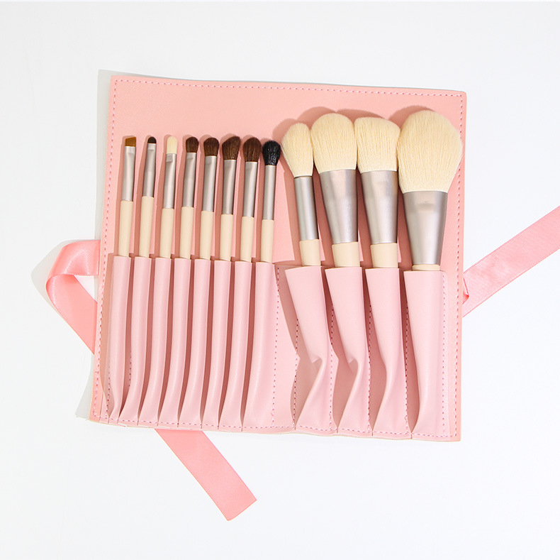 12 Morandi Maquillage Brosse Set Cheveux Animaux Kohl Blush Beauté Outils display picture 3