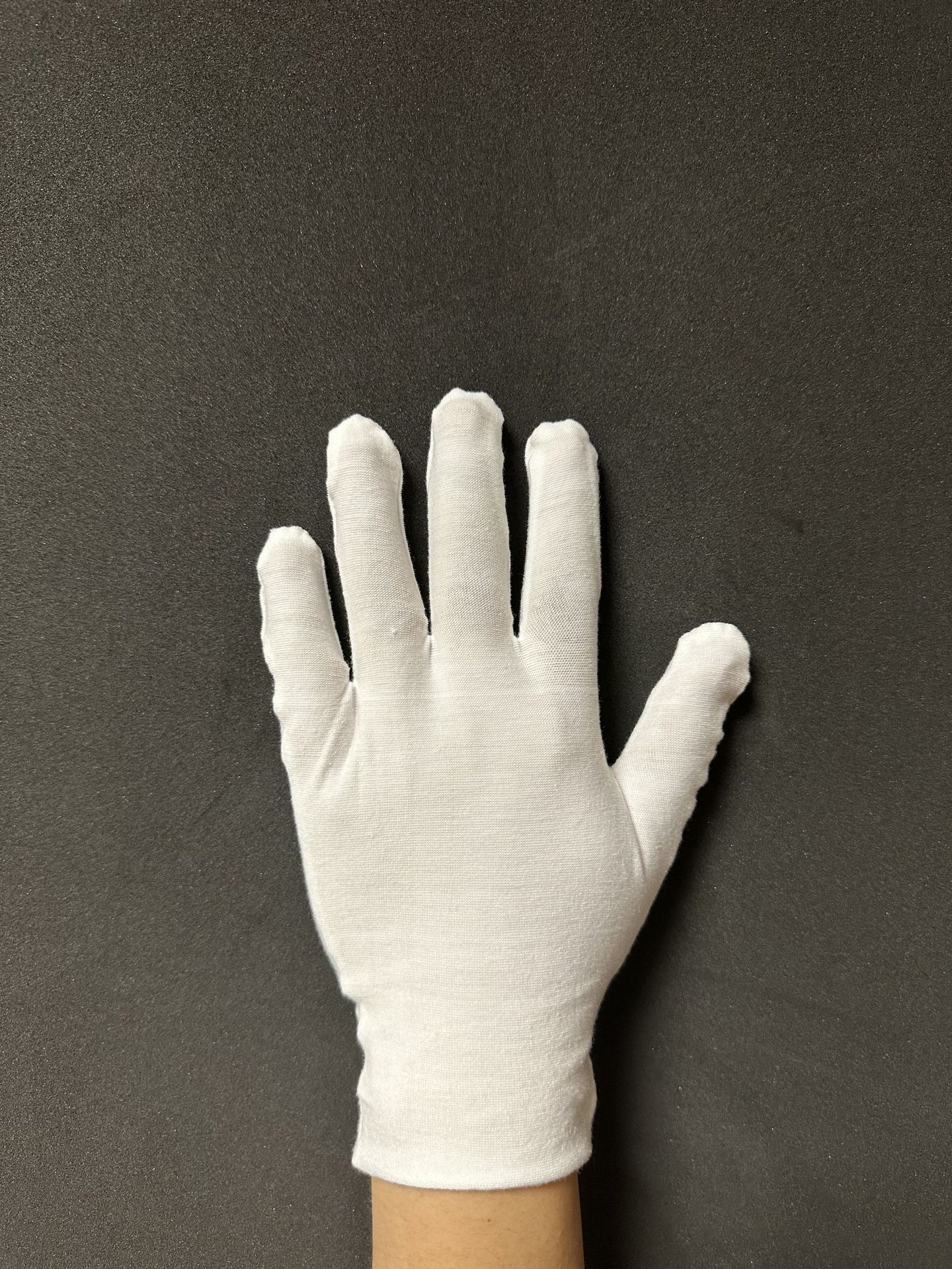 Guantes blancos de seguro laboral, inspección gruesa, juego literario, etiqueta, trabajo, cuentas, jersey de algodón puro, guantes de algodón de jardinería de calidad